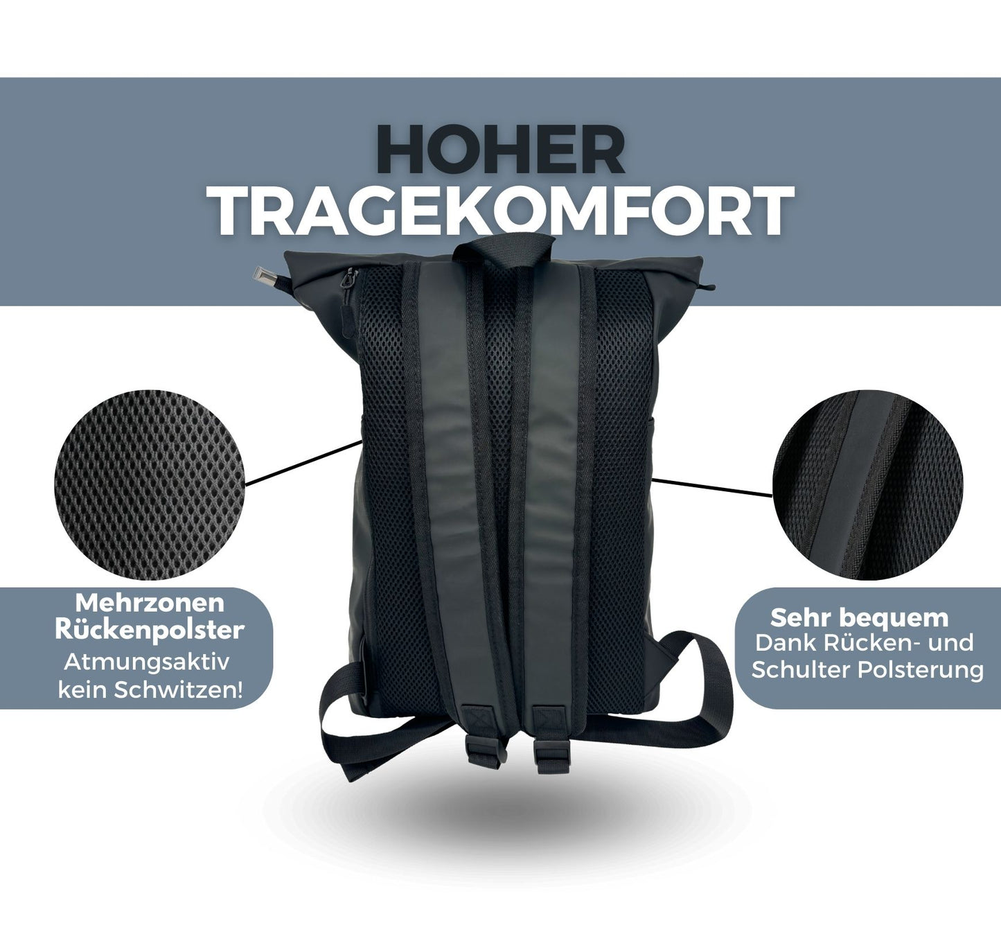 Rolltop Rucksack "Matheo Medium"