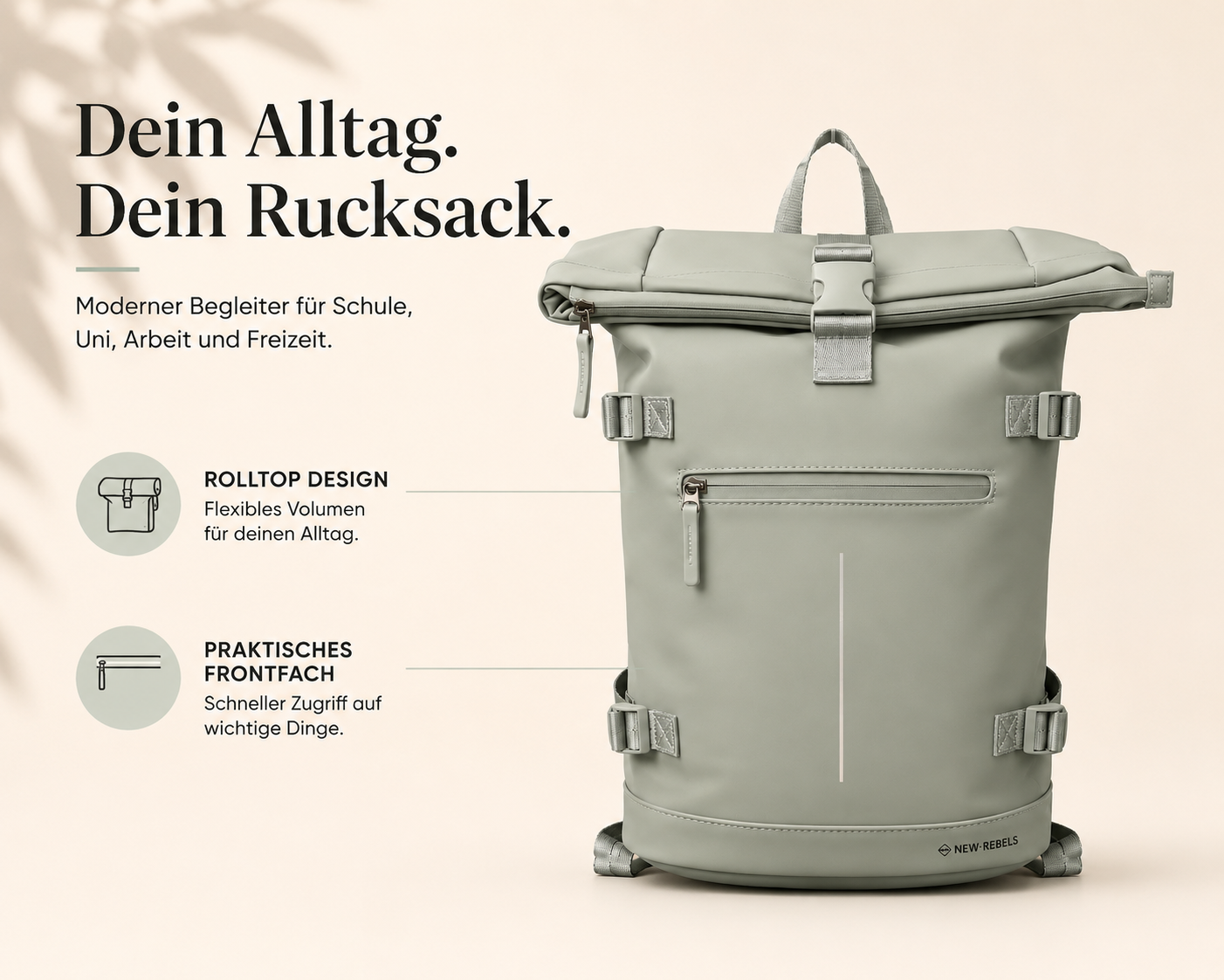 NEW REBELS Premium Rucksack