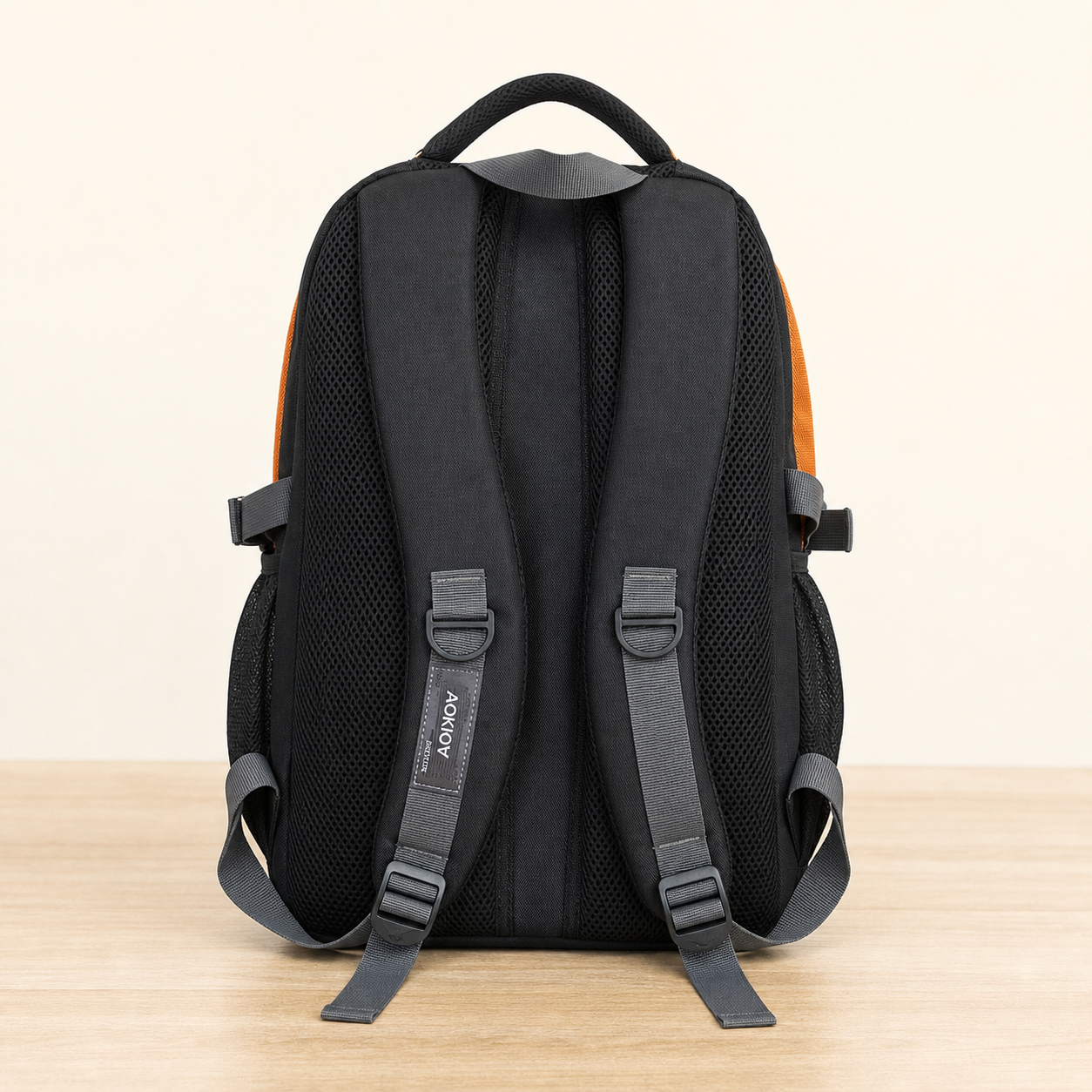 Produkt 14, schwarz orange – Rückseite