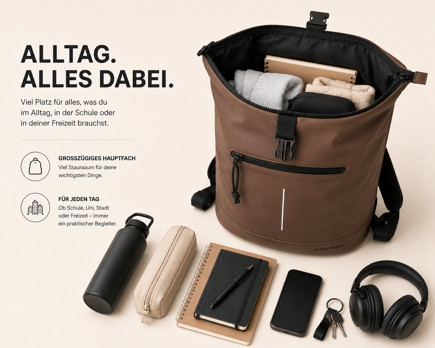 NEW REBELS Classic Rucksack