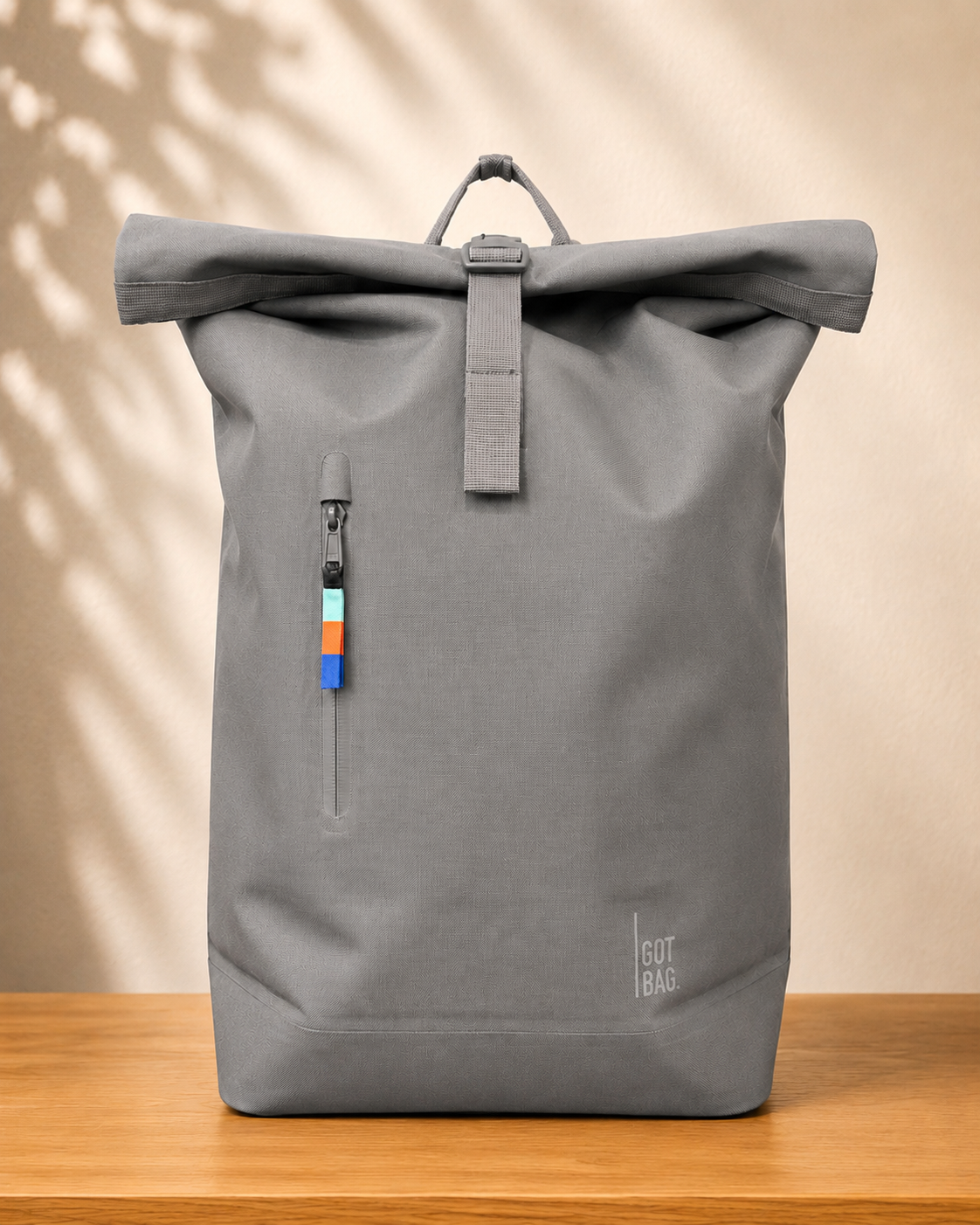 GOT BAG ROLLTOP 31 Rucksack in Stingray Grau – Vorderseite